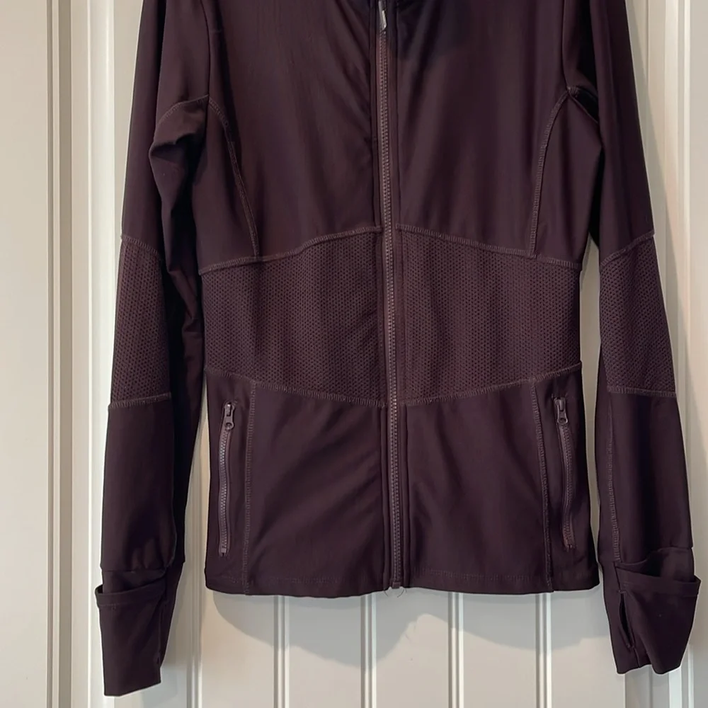 Mondetta Women's Plum Zip Up‎ Athletic Jacket Medium